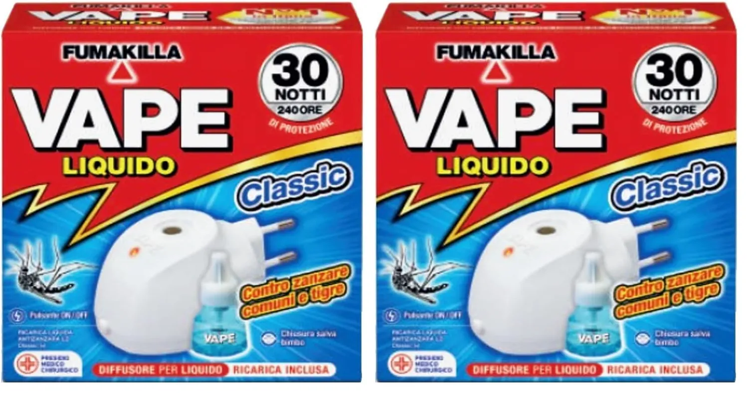 Vape Classic diffusore + ricarica liquida 15ml 30 notti