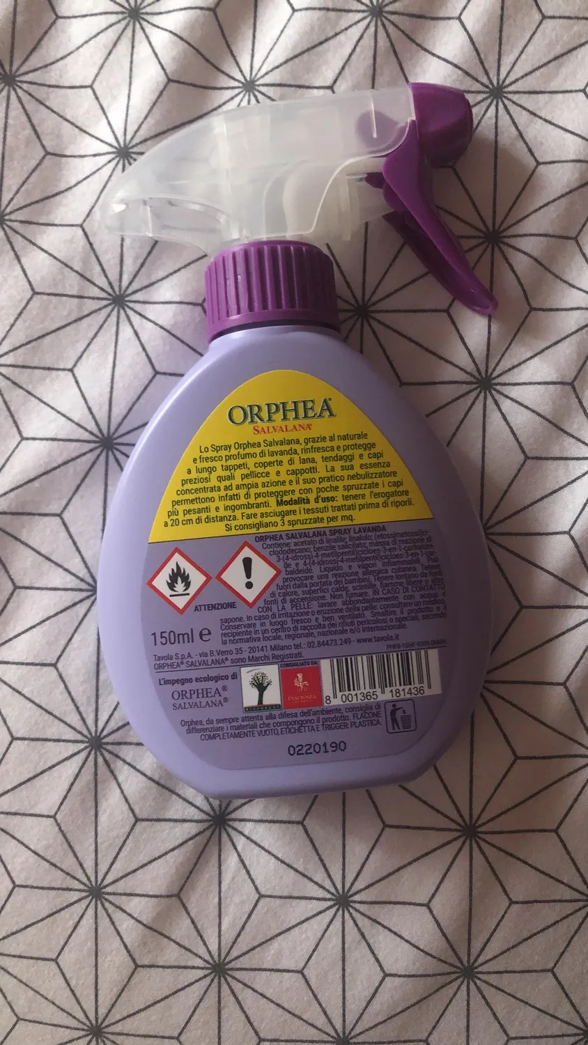 Orphea Salvalana spray lavanda 150 ml antitarmatura