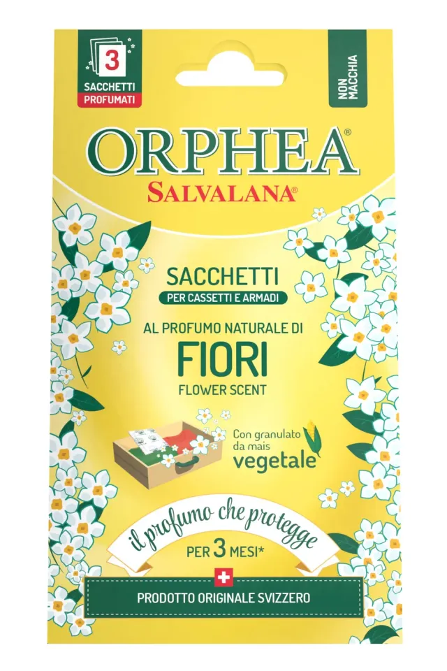 Orphea Salvalana Tarmicida sacchetti misto 4 pz armadi