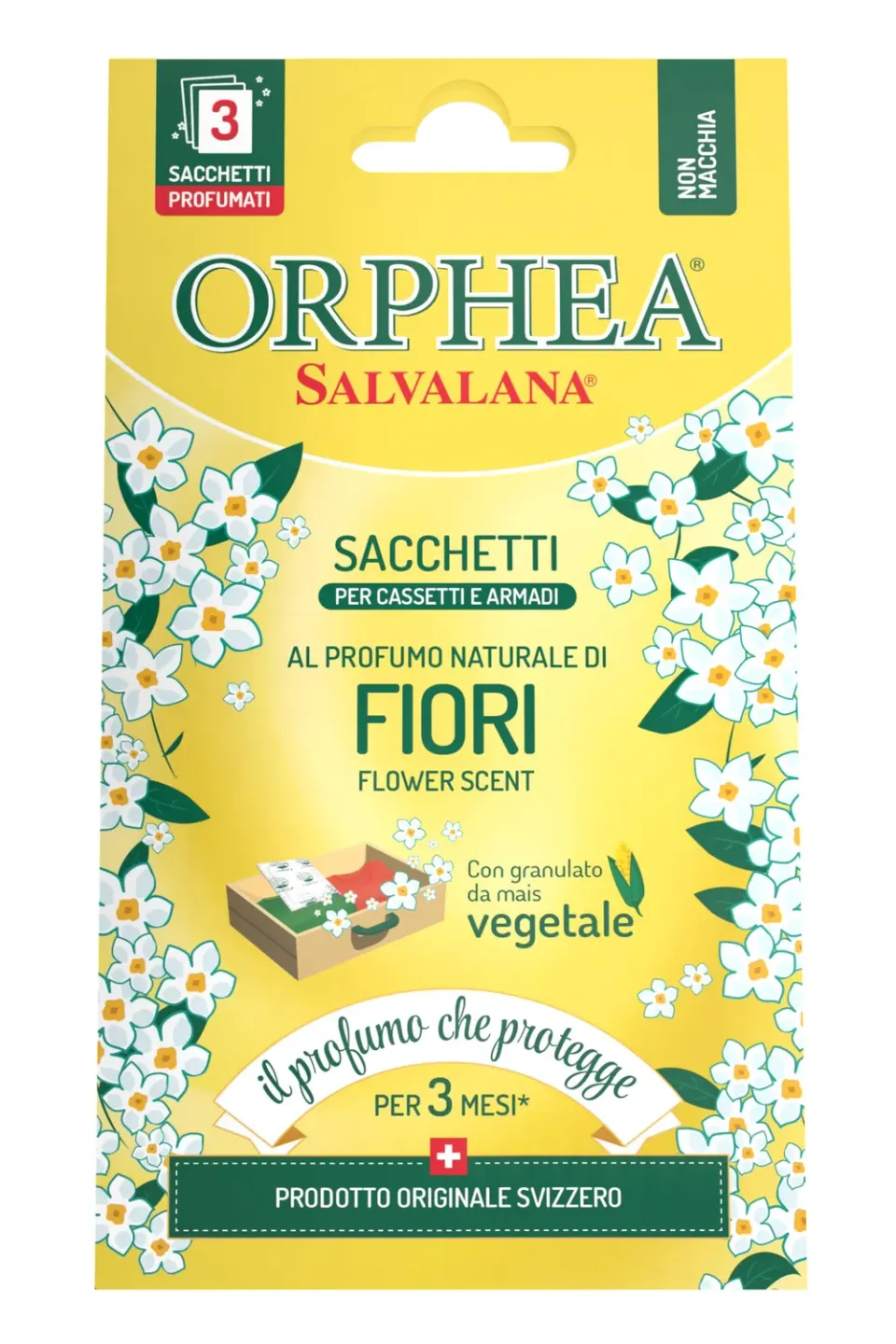 Orphea Salvalana Tarmicida sacchetti misto 4 pz armadi