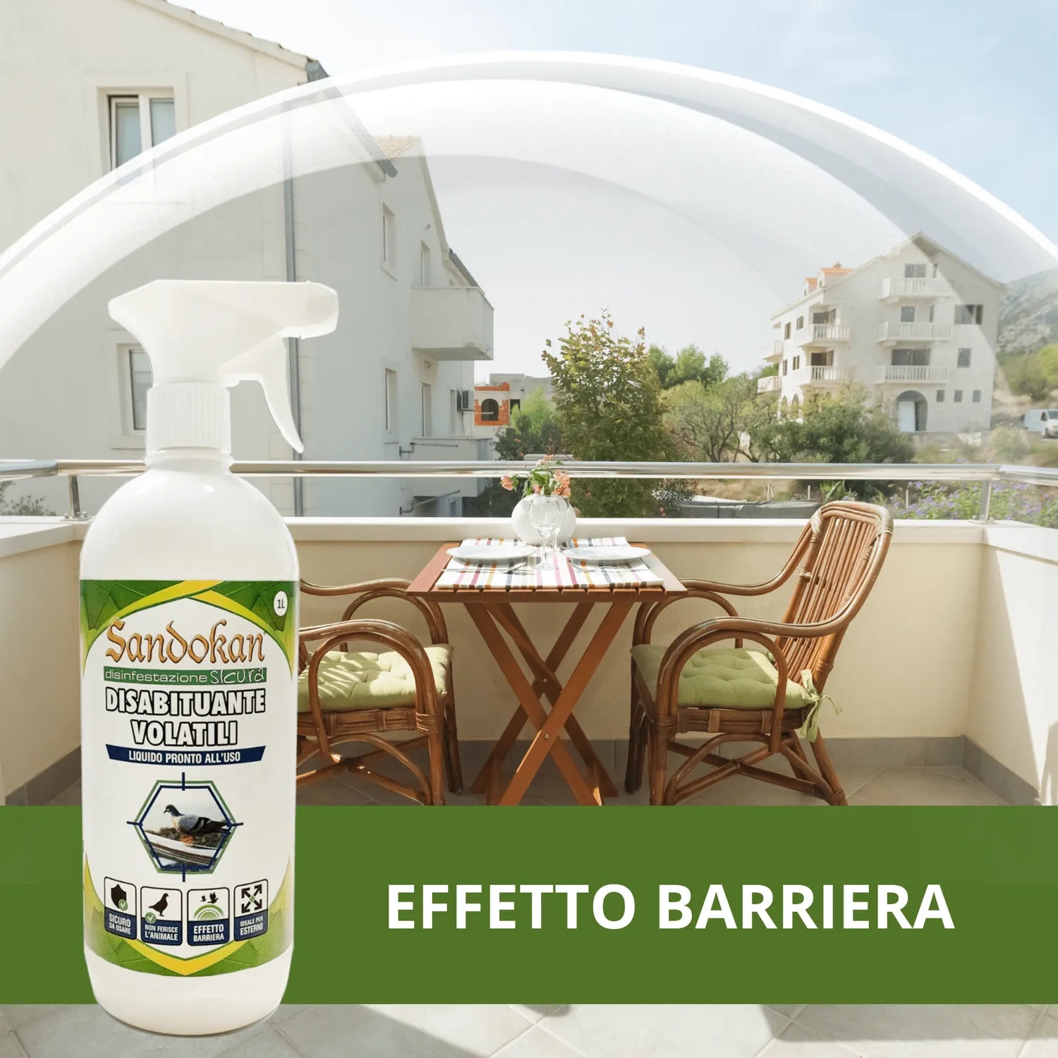 Piccio-NO! Disabituante volatili liquido spray pronto uso