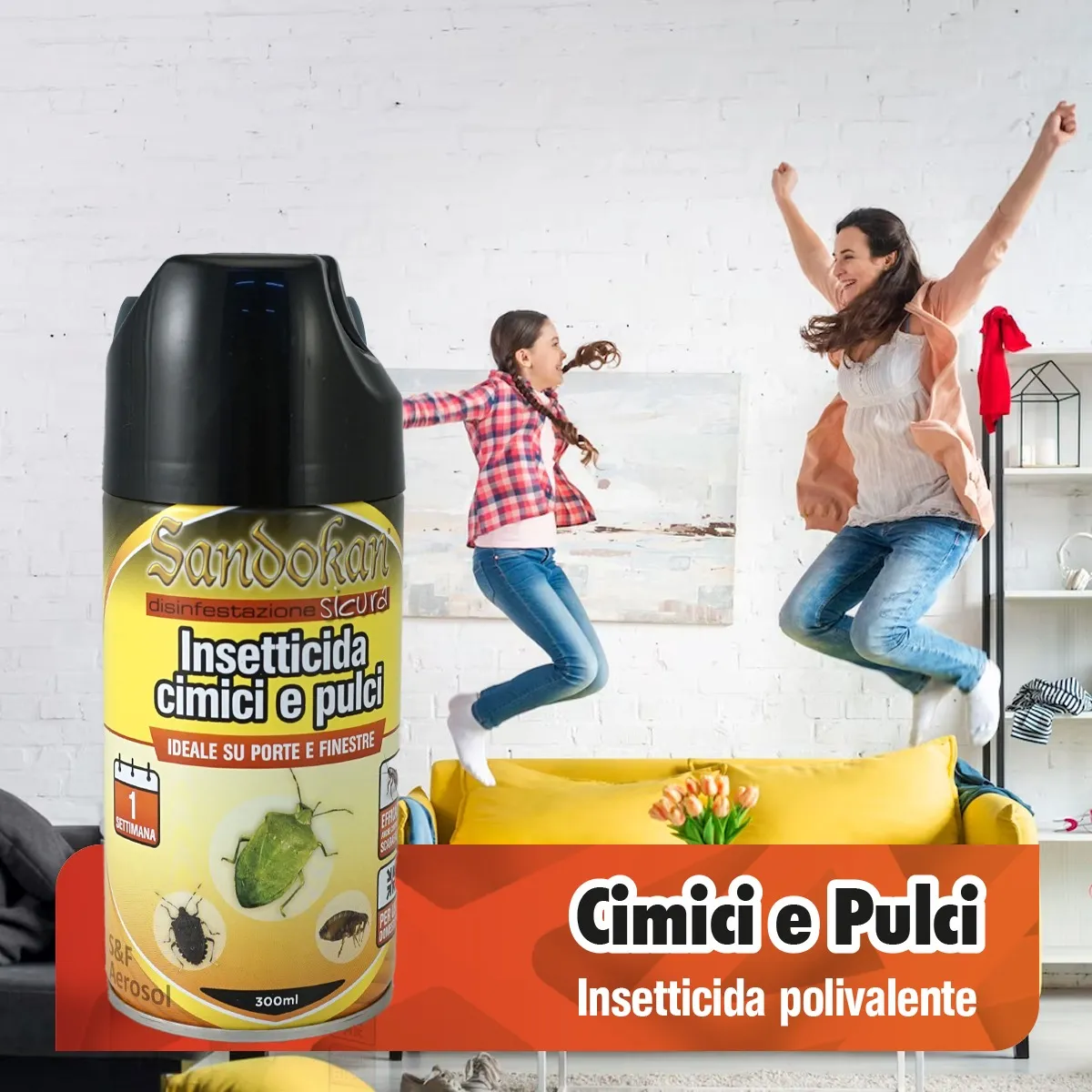 Piccio-NO! Insetticida cimici e pulci spray 300ml residuale