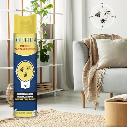 Orphea spray mosche zanzare cimici 400 ml eucalipto