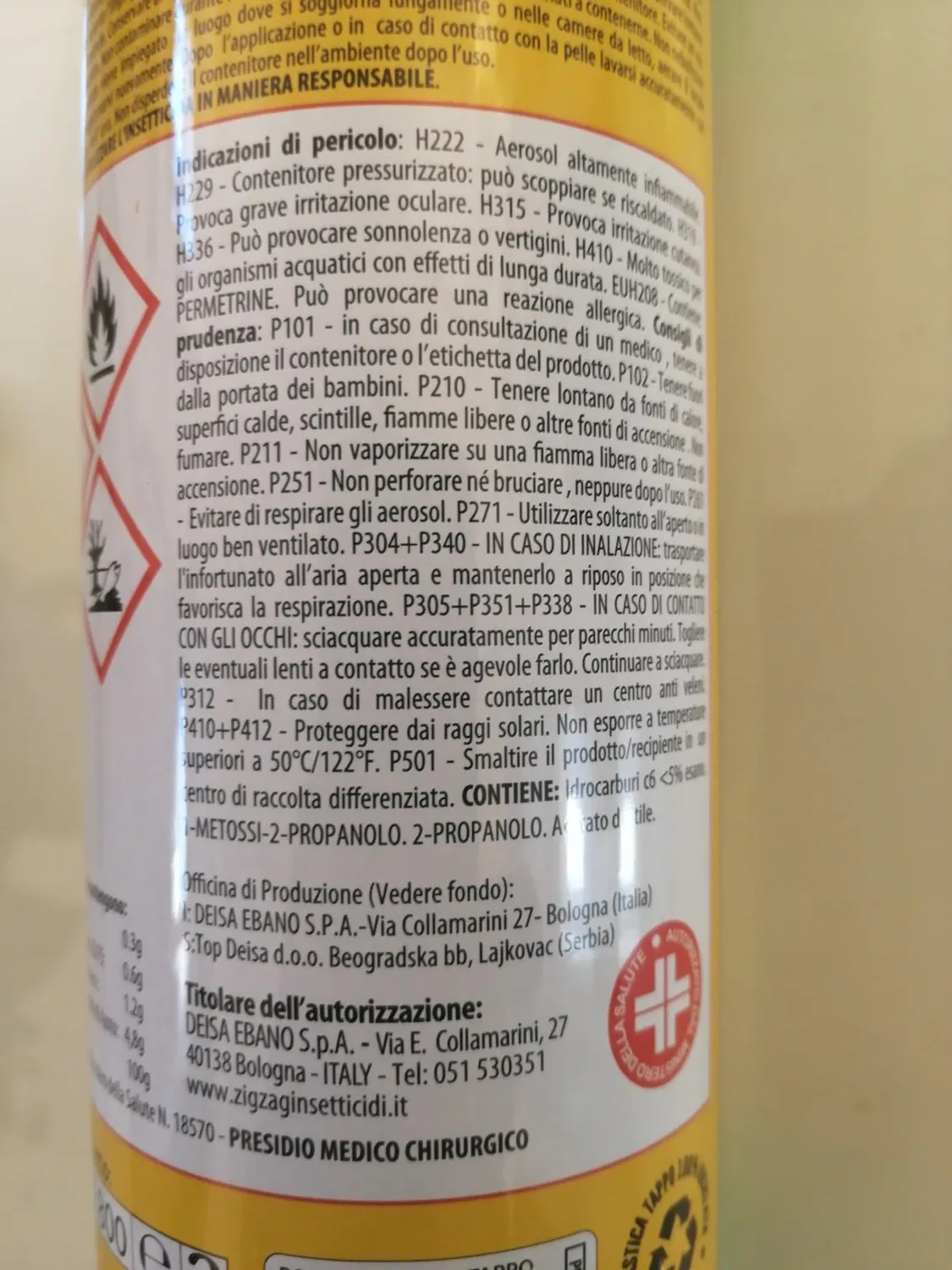 Zig Zag Vespaio Power spray vespe 600ml lunga gittata