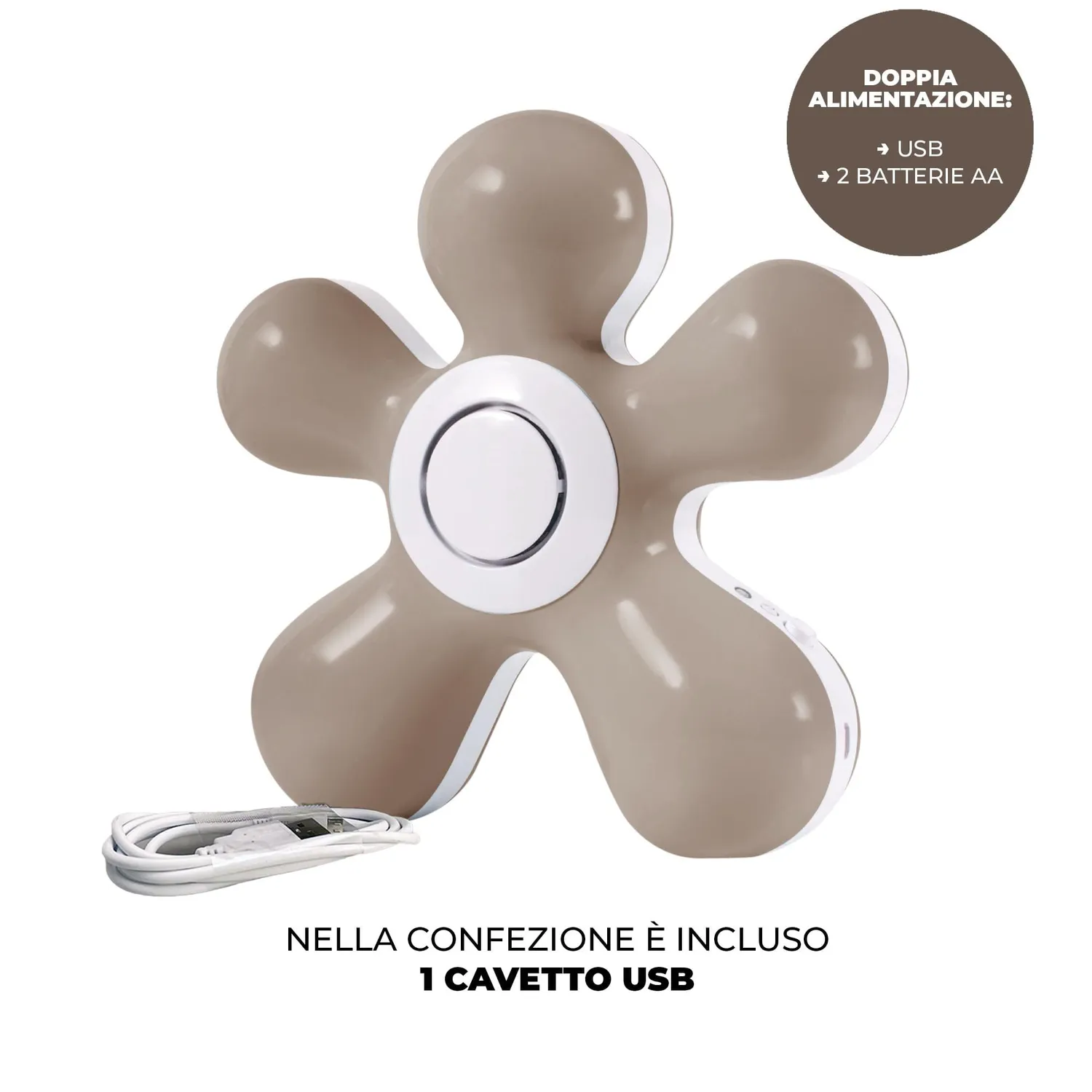 Piccio-NO! Petalo diffusore elettronico fragranze USB pile