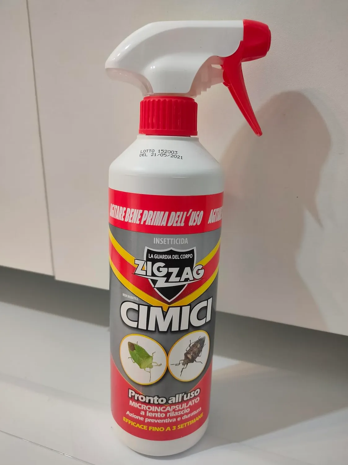 ZigZag Cimici Insetticida Microincapsulato 3x500 ml Azione Residuale