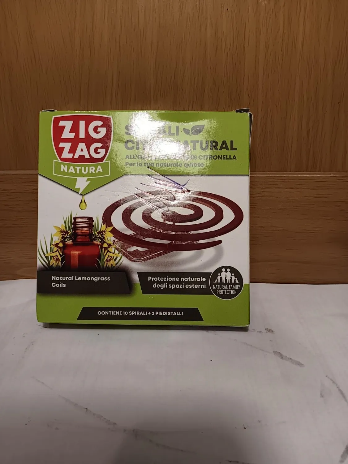 ZigZag Citronatural spirali antizanzare 10 pezzi citronella