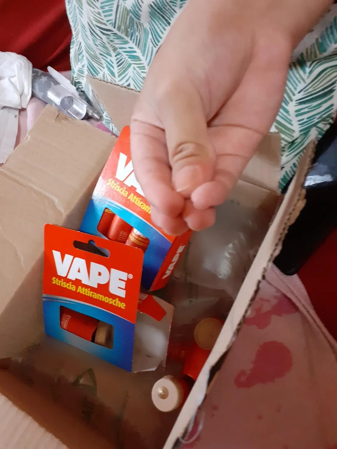 Vape Striscia Attiramosche trappola senza insetticida 4 pezzi