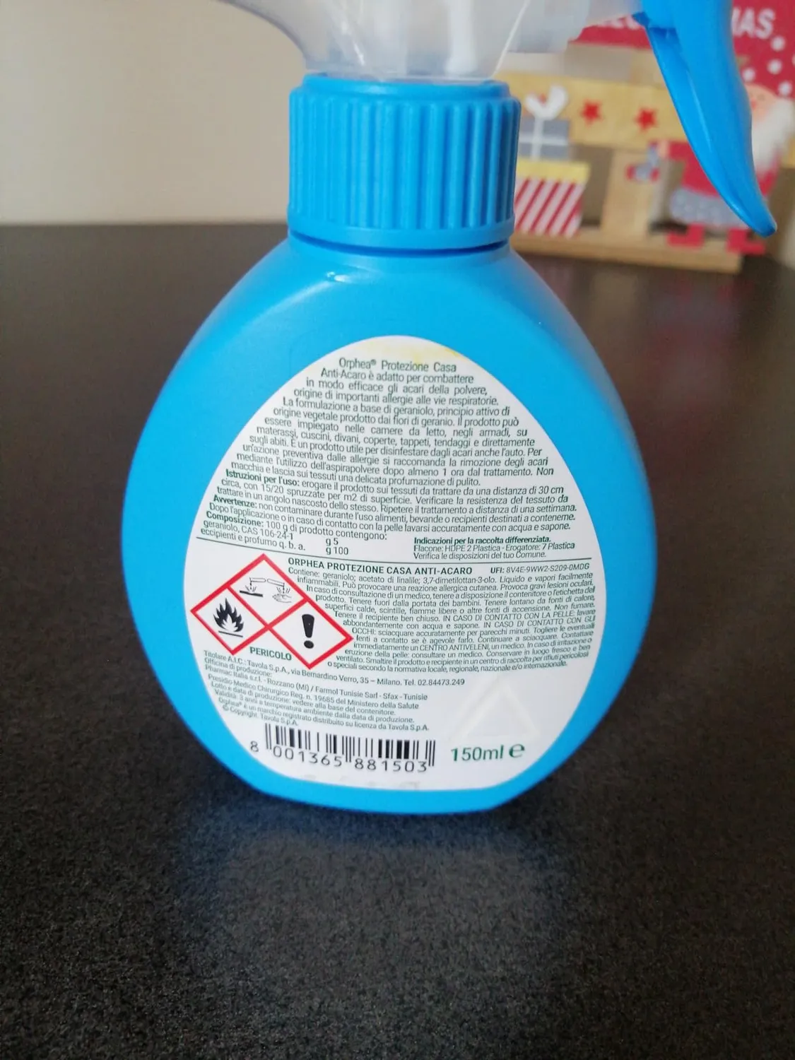 Orphea Salvalana spray antiacaro 150ml tessuti