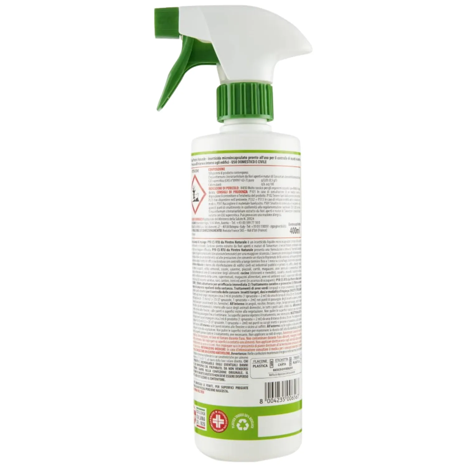 ZigZag Piretro Plus Spray Multinsetto 400ml 4 Sett