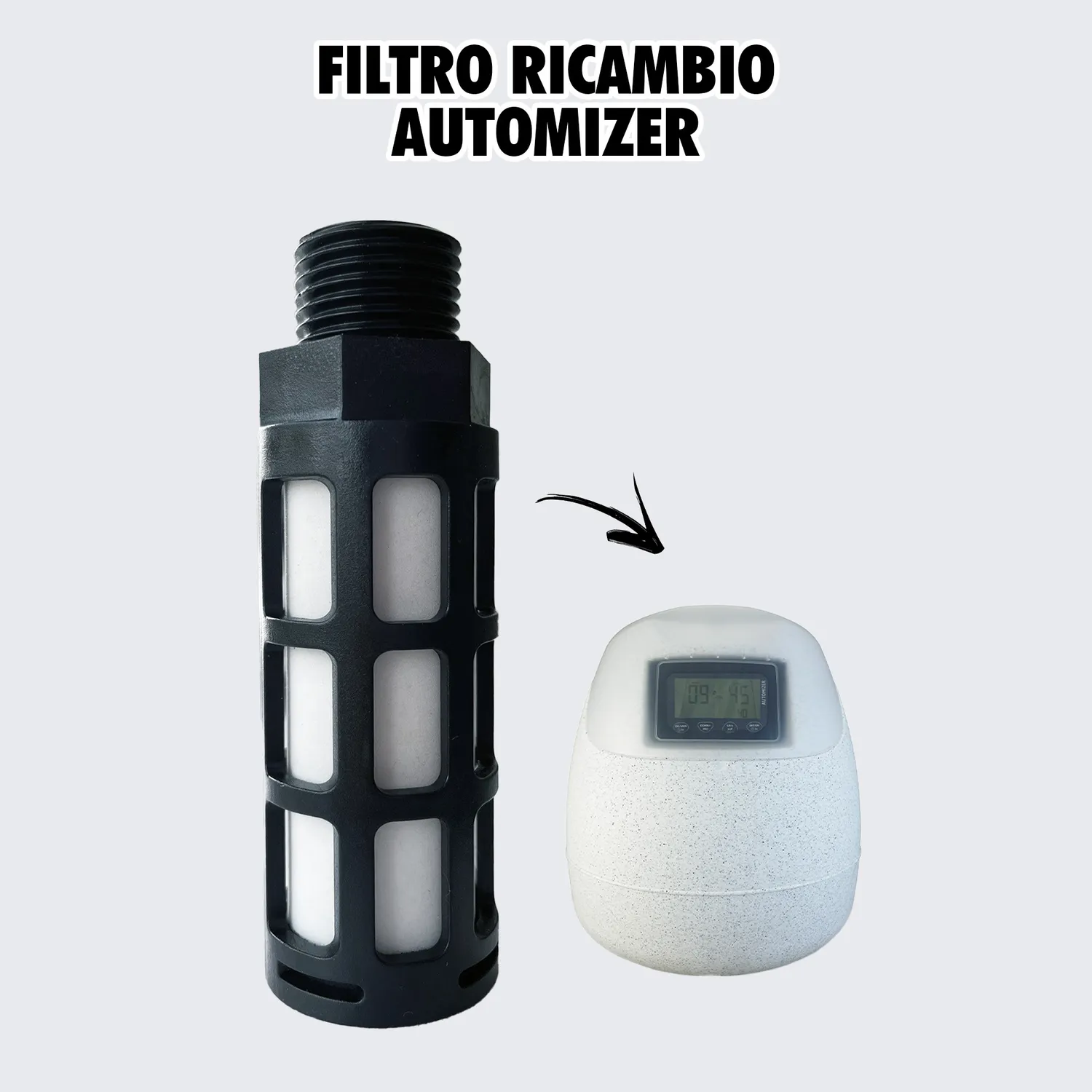 Piccio-NO! Automizer Filtro Ricambio Pompa 12V Solare