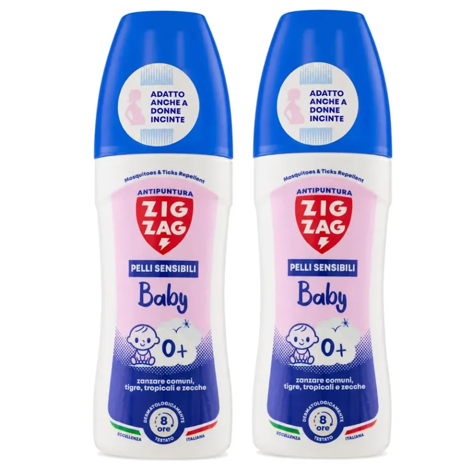 ZigZag spray antizanzare bambini 2x100 ml pelli sensibili