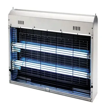 Tathrin Monitor Fly Bifaccia lampada UV adesiva inox 60W