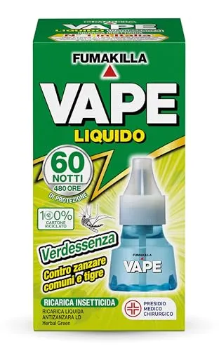 Vape Verdessenza diffusore elettrico 2+2 ricariche 30 notti