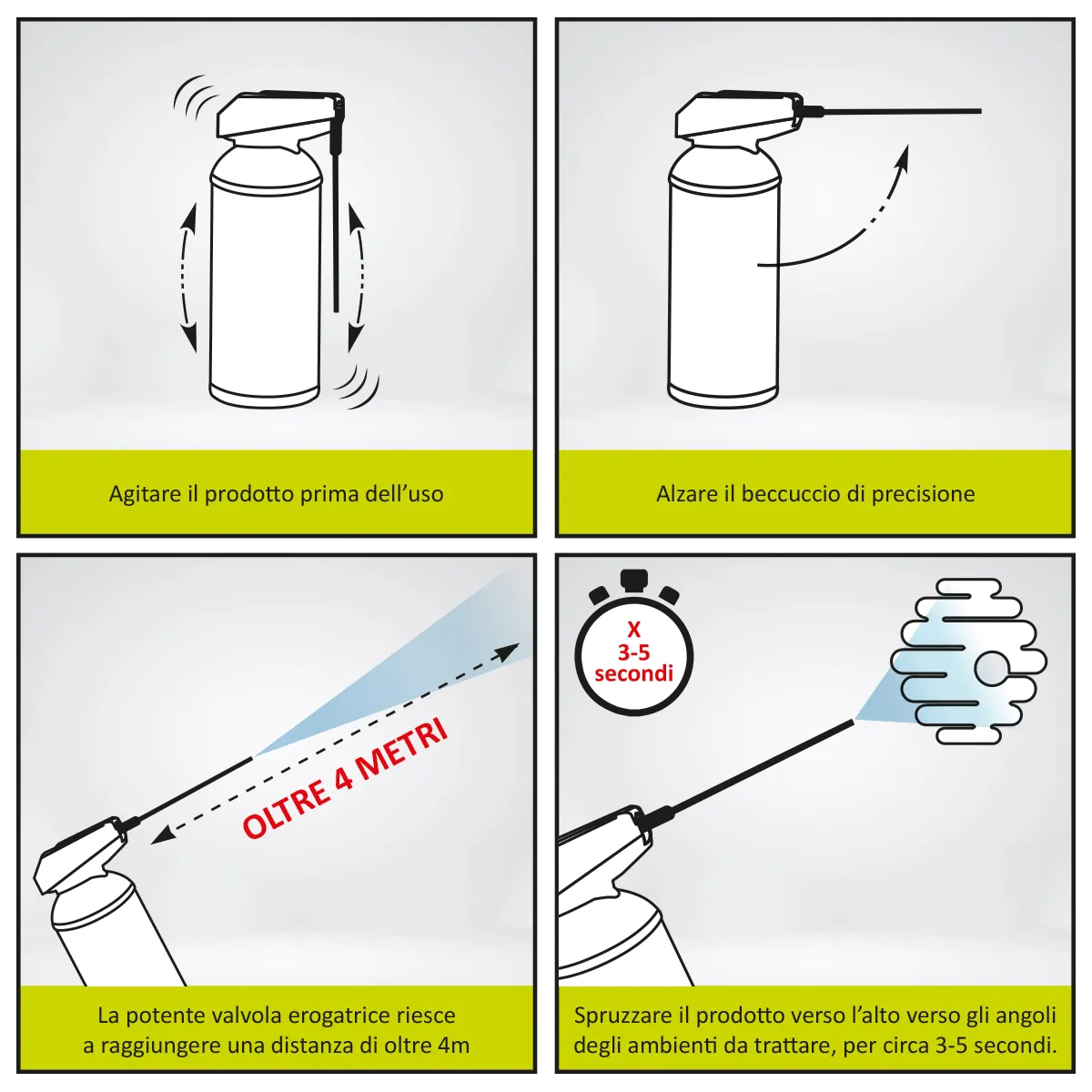 Sandokan Spray Nidi Vespe e Calabroni getto a distanza