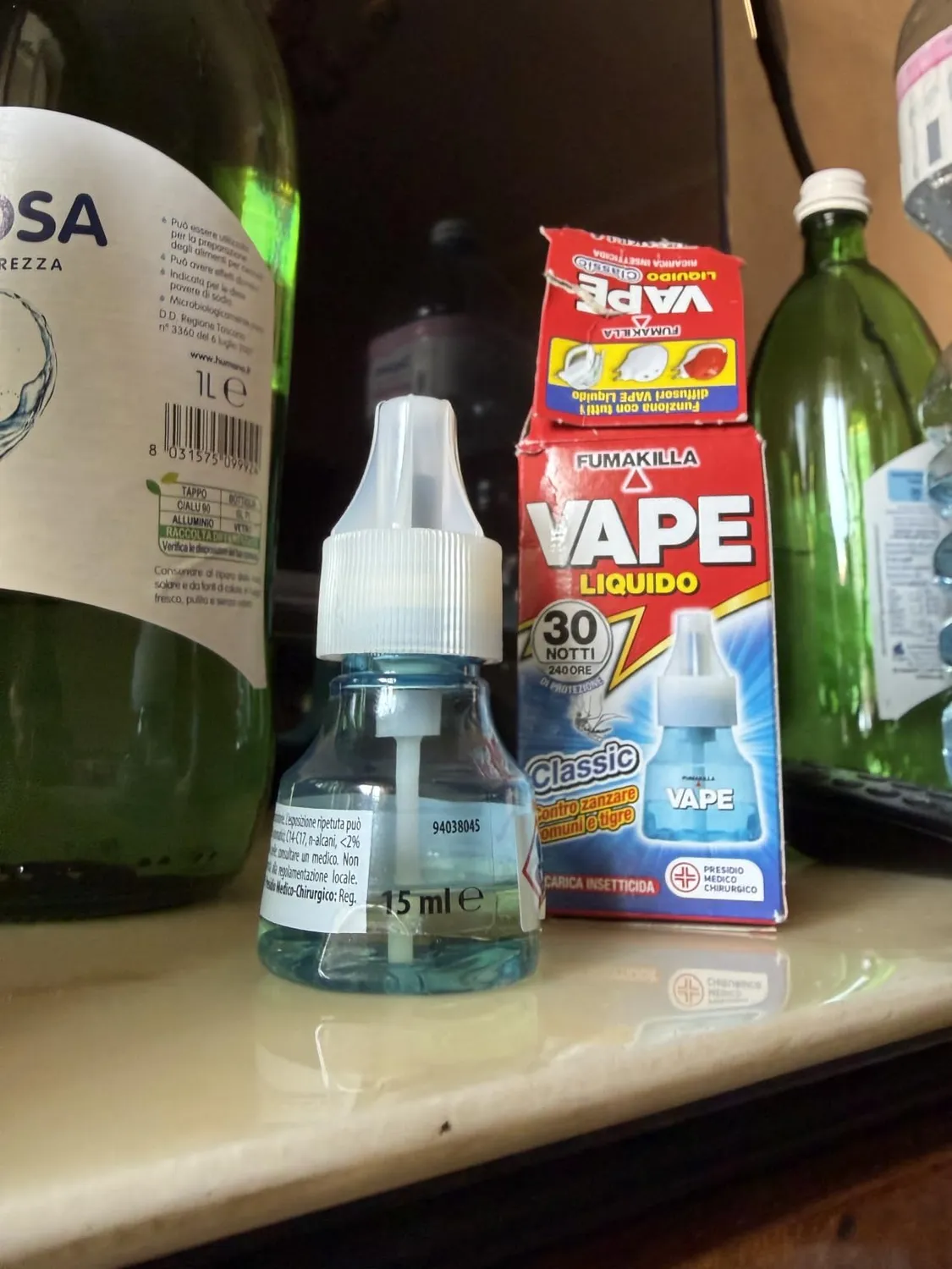 Vape Classic ricarica liquida 15ml 30 notti 240 ore