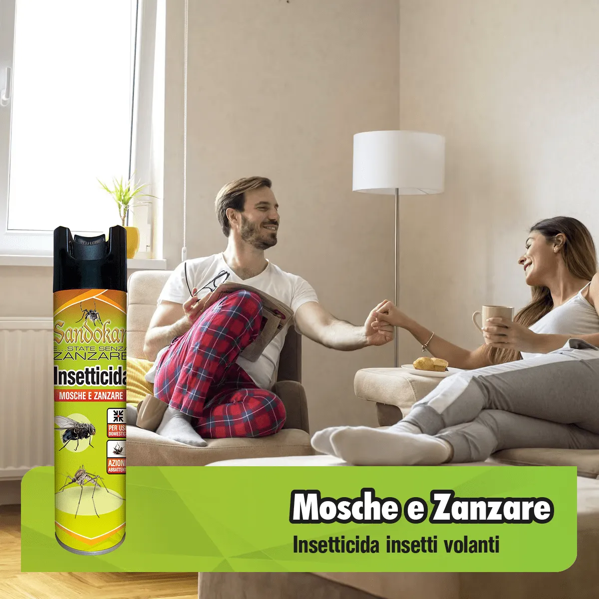 Piccio-NO! Insetticida spray mosche zanzare 300ml profumato