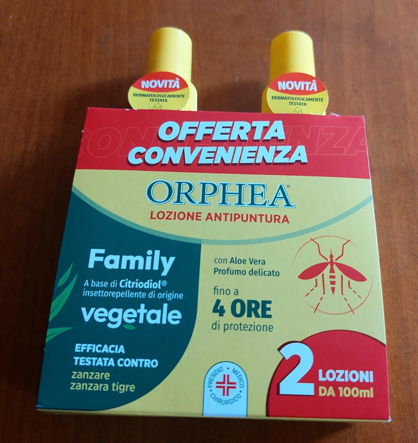 Orphea Protezione Persona lozione antipuntura bipack citriodiol