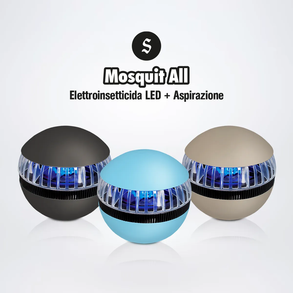Sandokan Mosquit-All elettroinsetticida LED USB aspirazione
