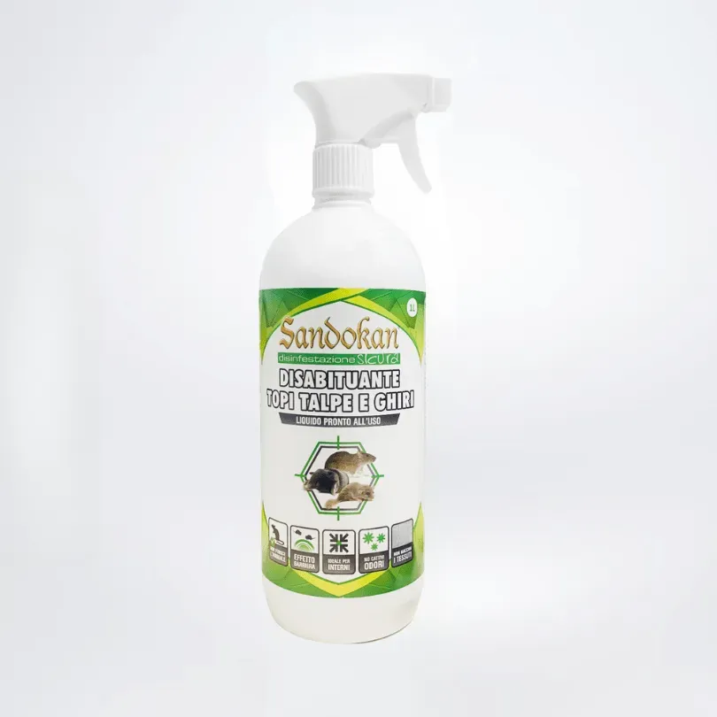Sandokan Disabituante Topi Talpe Ghiri Spray Liquido 1 L