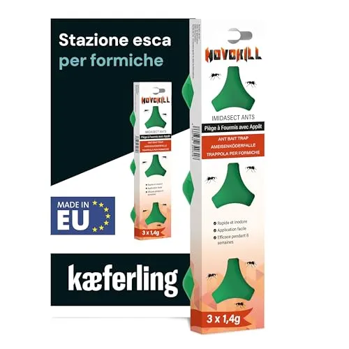 Novokill trappole per formiche veleno 3 pezzi