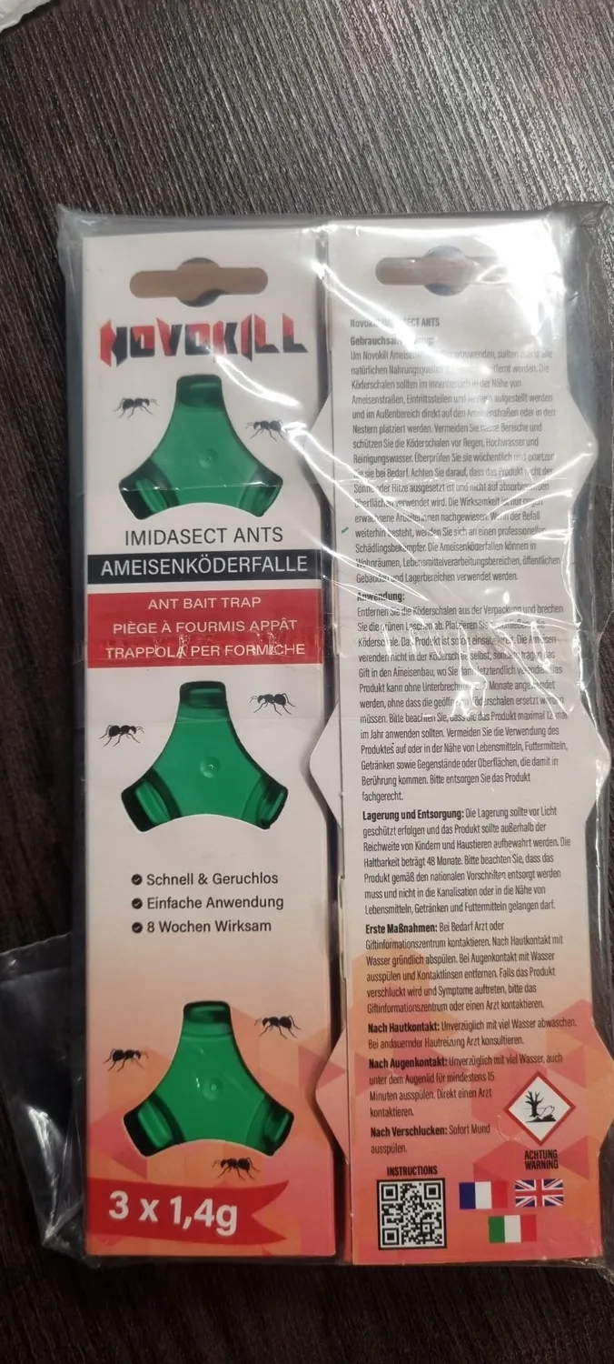 Novokill Trappole Formiche esca 6 pz esterno