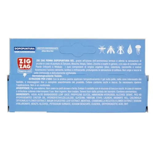 ZigZag penna dopopuntura ammoniaca 15 ml lenitiva
