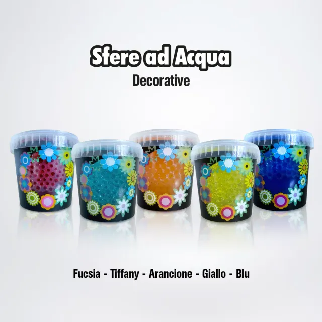Piccio-NO! Sfere d’Acqua Colorate Vasi 1 L Idratanti