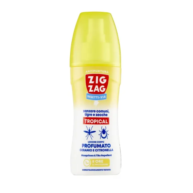 ZigZag Lozione Antizanzare Geranio Citronella 100 ml