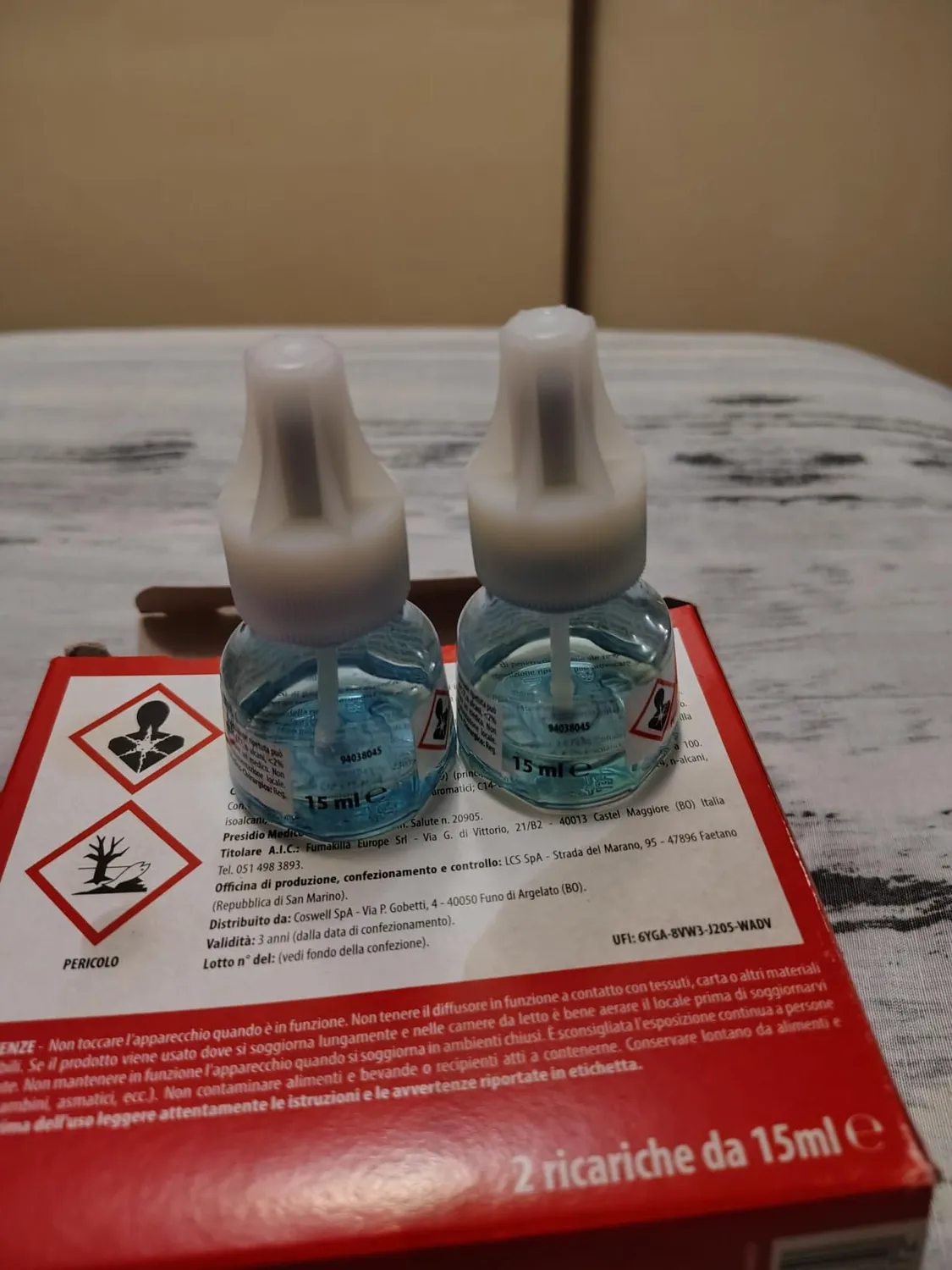 Vape Verdessenza diffusore elettrico 2+2 ricariche 30 notti
