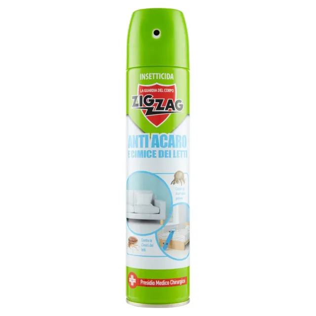 Zig Zag Spray Anti Acaro acaricida spray 300 ml inodore