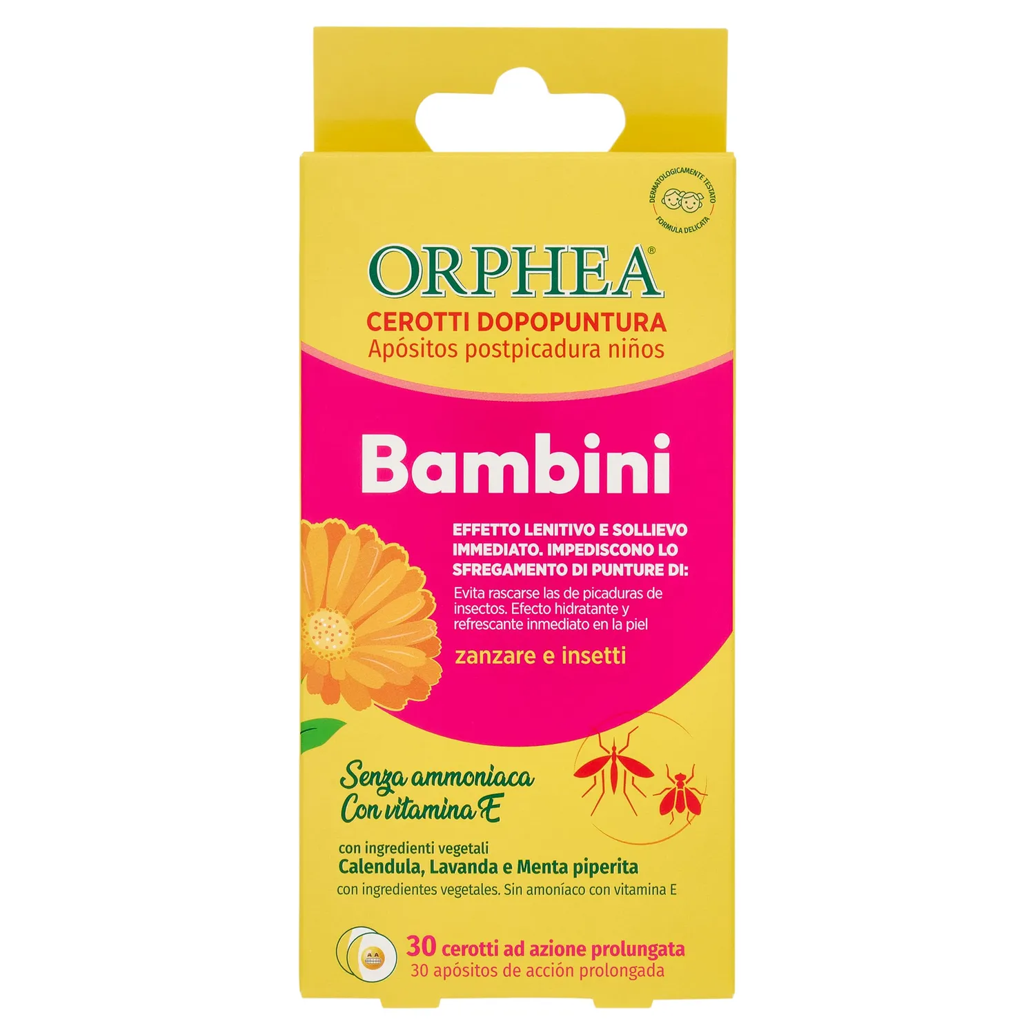 Orphea salviette antipuntura bambini 15 pezzi citriodiol