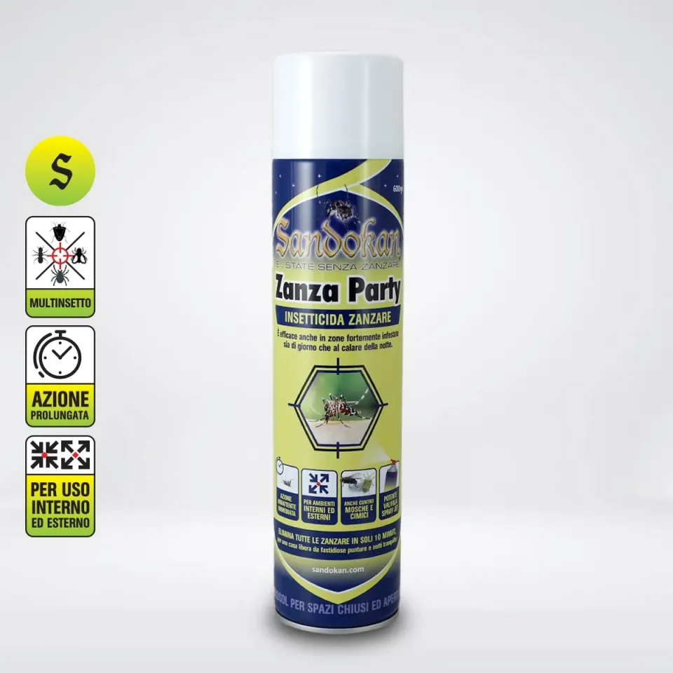 Piccio-NO! Zanza Party Spray Antizanzare 600 ml Effetto 10 Minuti