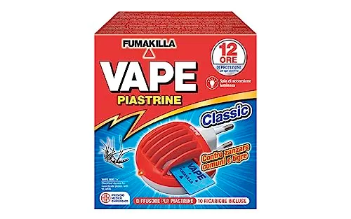 Vape Classic Elettroemanatore Spina + 10 piastrine 12 ore