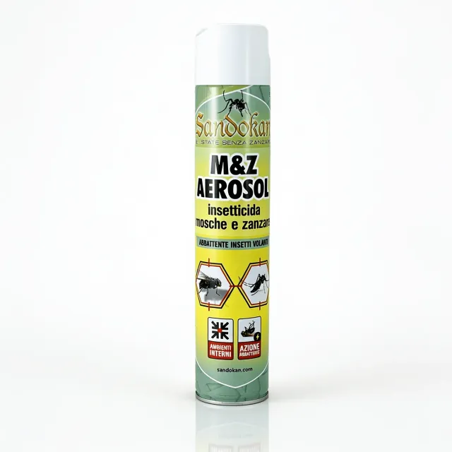 Punto e Basta Insetticida Mosche Zanzare Spray 500 ml Piretro