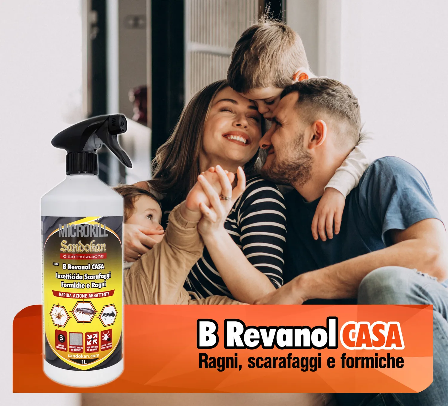 Piccio-NO! B Revanol Insetticida Spray 1 L Striscianti