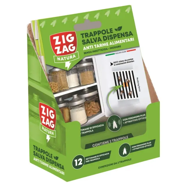 ZigZag Salvadispensa Trappola Farfalline Cibo 2 Pezzi