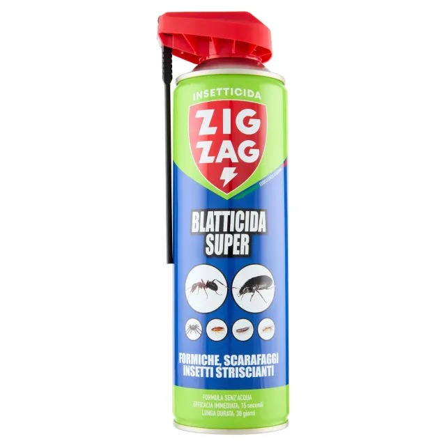ZigZag Formiche e Scarafaggi Insetticida Spray 500 ml Doppia Erogazione