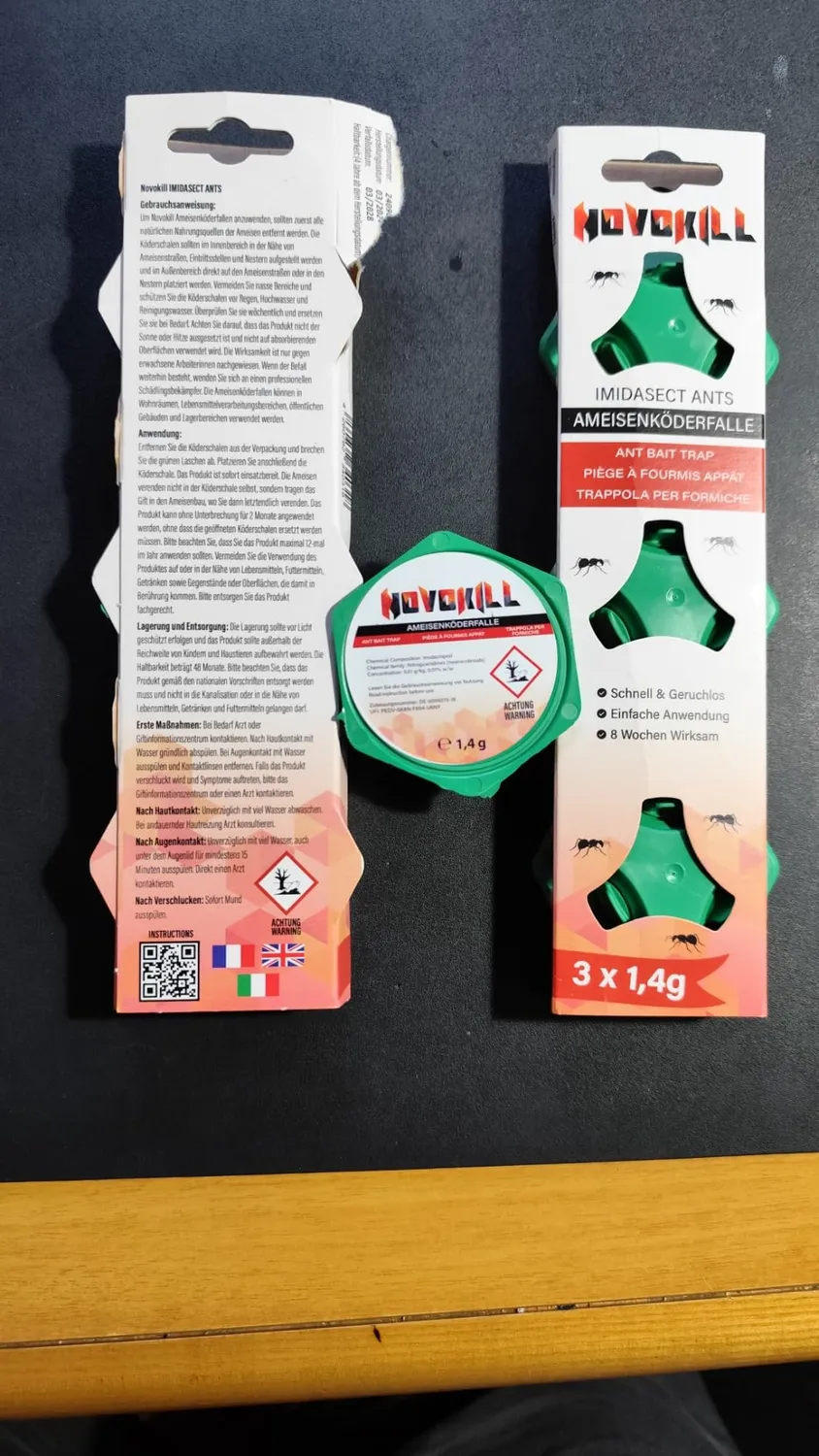 Novokill Trappole Formiche esca 6 pz esterno
