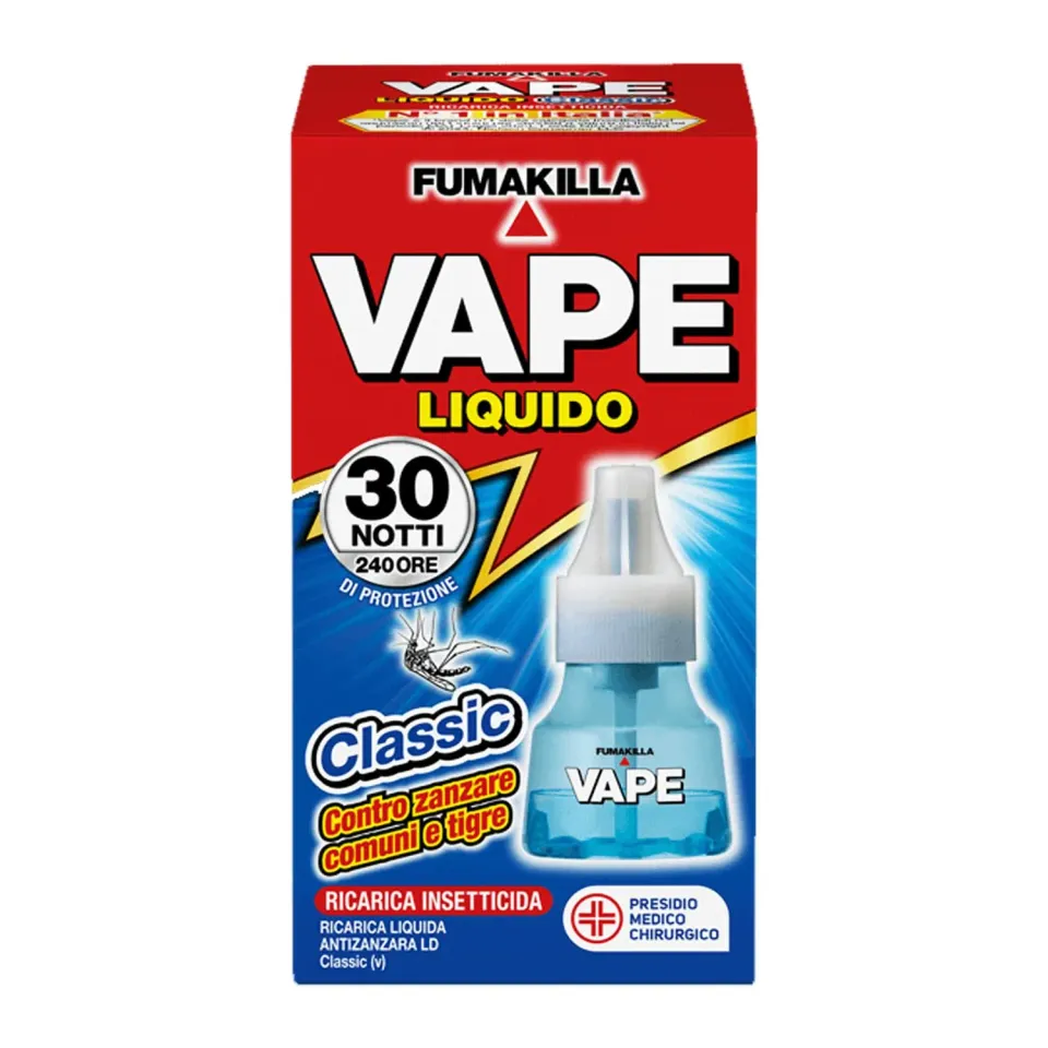 Vape Classic ricarica liquida 15ml 30 notti 240 ore