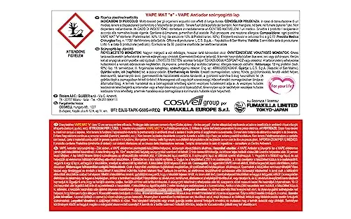 Vape Mat e piastrine zanzare 30 pezzi 12 ore
