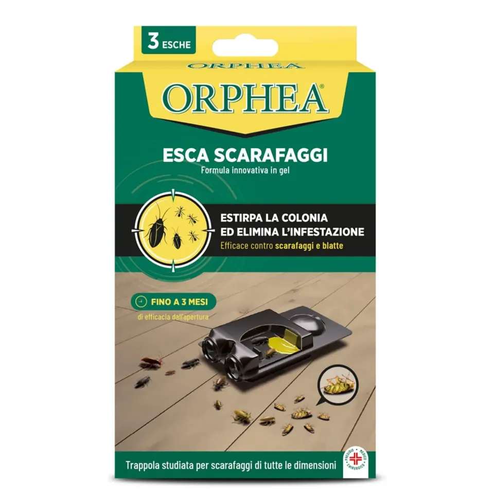 Orphea Esca Scarafaggi Gel Blatte 3 pz colonia