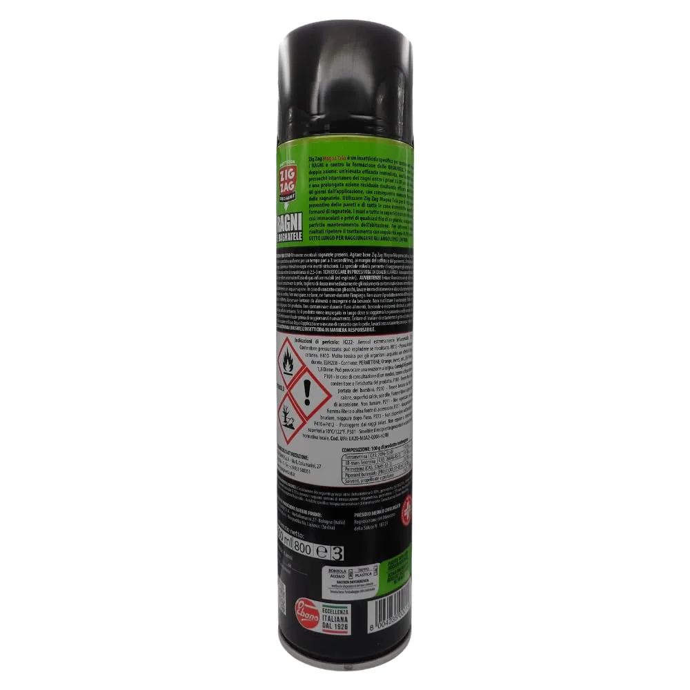 ZigZag Specialist Magna Tela spray ragni 600 ml +20 panni