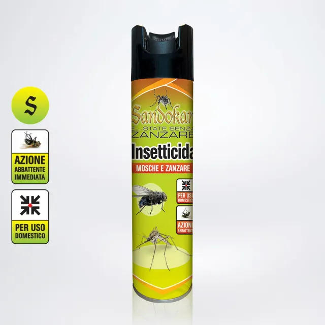 Piccio-NO! Insetticida spray mosche zanzare 300ml profumato