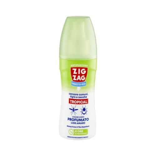 ZigZag Family Lozione Antizanzare Lime 100 ml DEET 20%