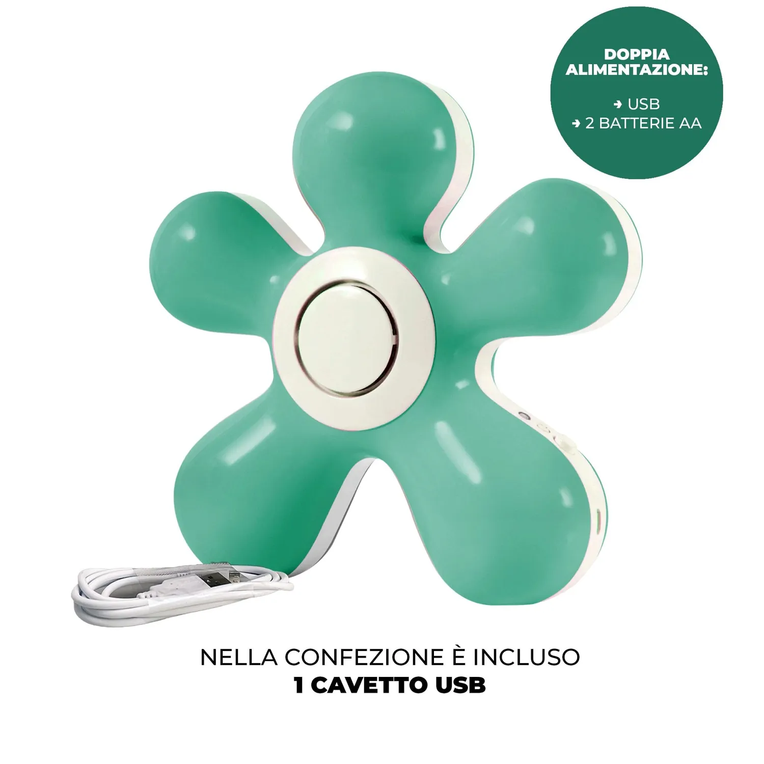 Piccio-NO! Petalo diffusore elettronico fragranze USB pile