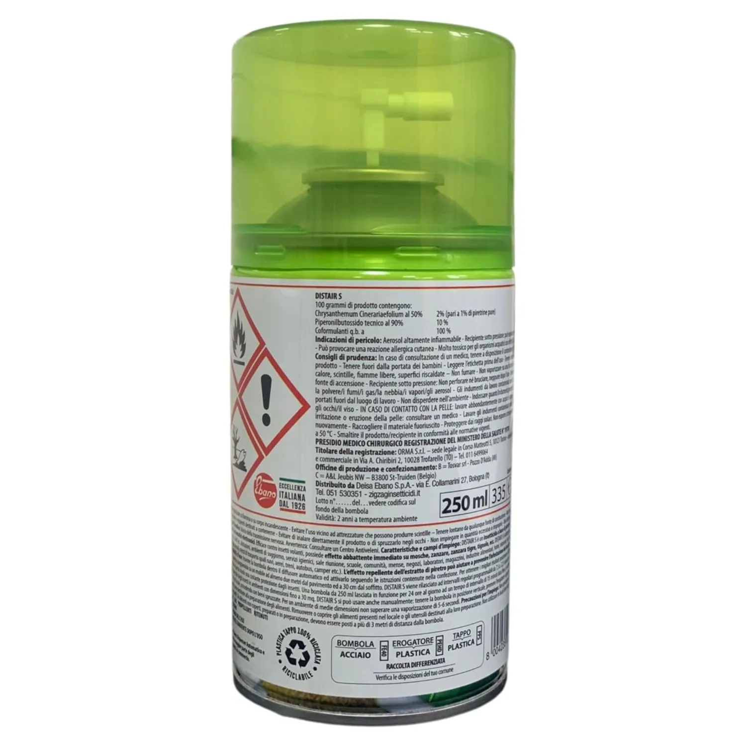 ZigZag Diffusore automatico insetticida set 1+2 ricariche 250 ml
