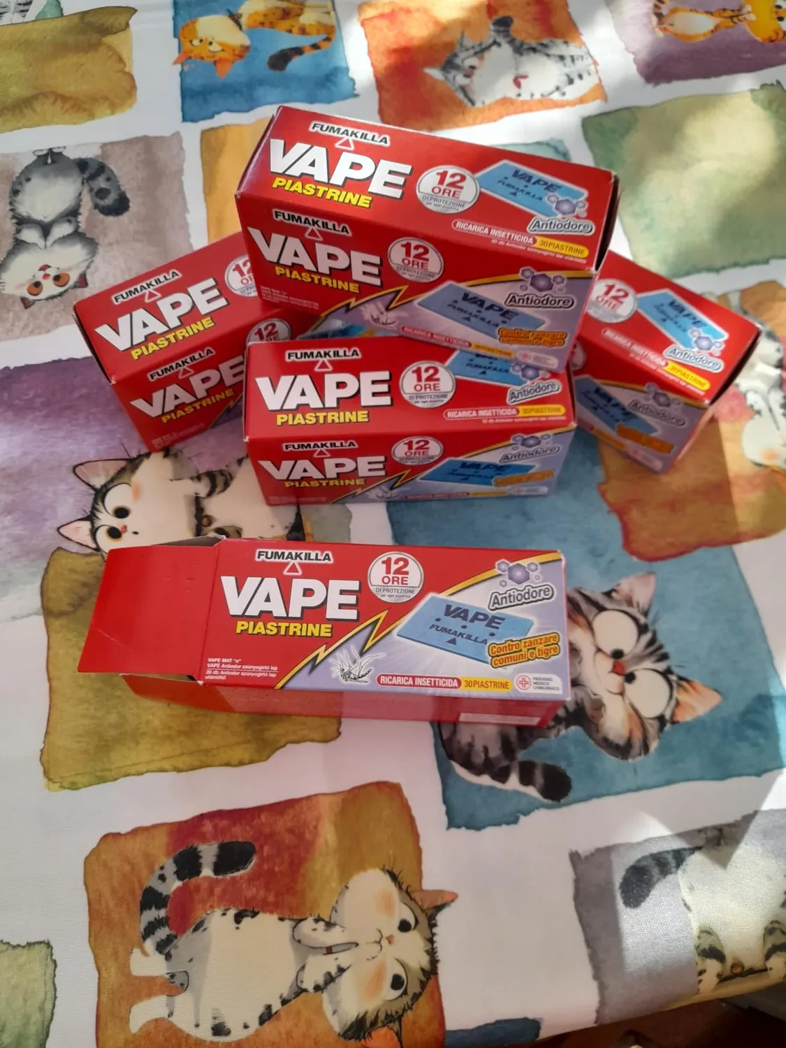 Vape Mat e piastrine zanzare 30 pezzi 12 ore
