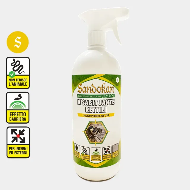 Piccio-NO! Sandokan Disabituante Rettili Spray 1L