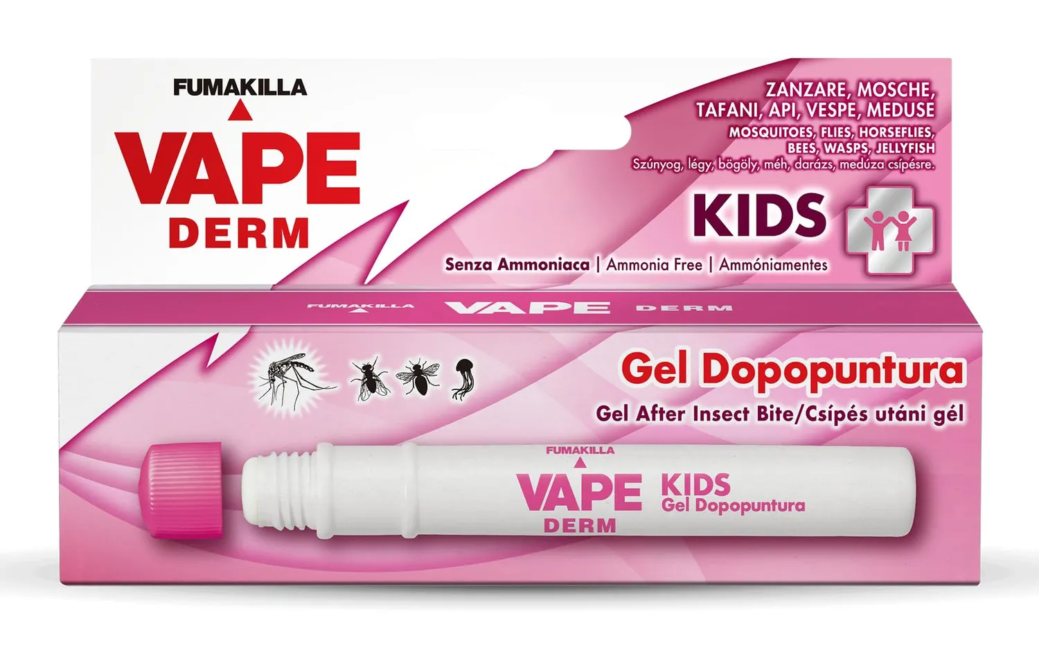 Vape Derm Family Gel Dopopuntura Roll-On 10 ml Lenitivo